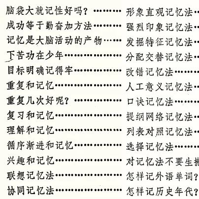 告别金鱼脑!这本经典老书让你过目不忘,学习效率翻倍第5张插图 告别金鱼脑!这本经典老书让你过目不忘,学习效率翻倍第5张插图