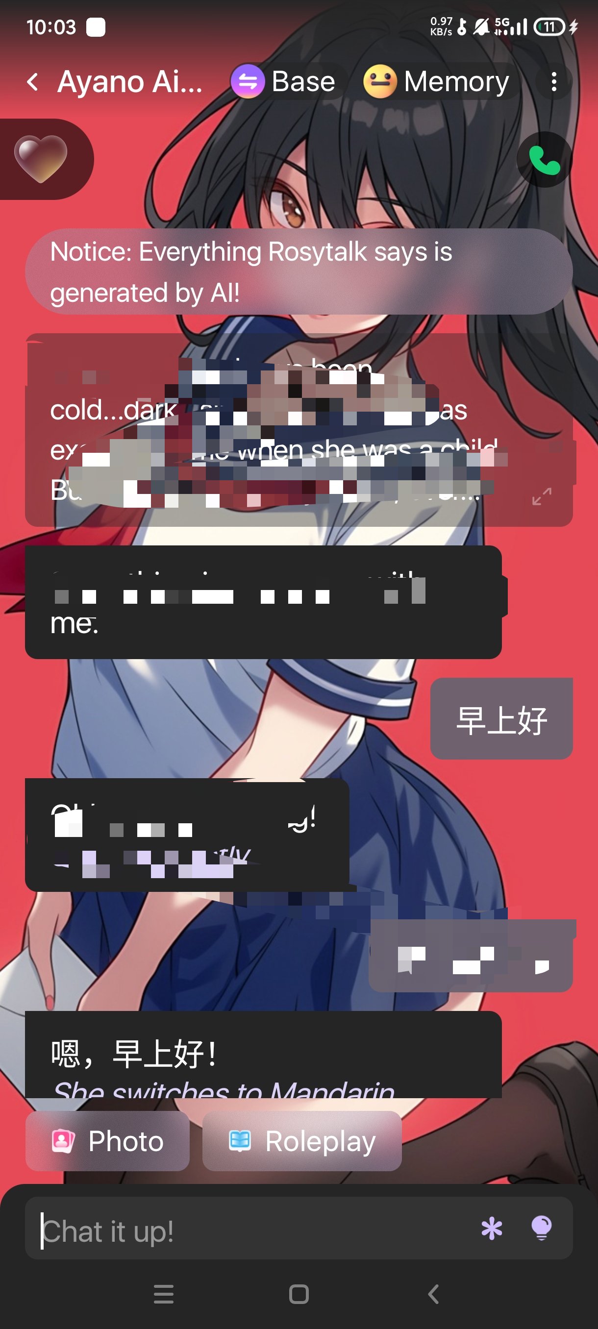 Rosytalk虚拟AI.女友无限制内容聊天第6张插图 Rosytalk虚拟AI.女友无限制内容聊天第6张插图