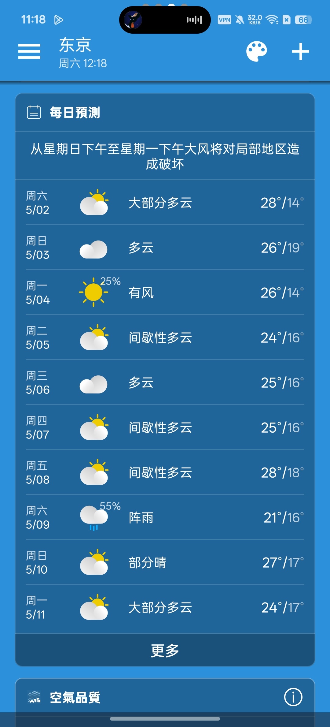 天气一键查看全球200国家天气解锁会员版第8张插图
