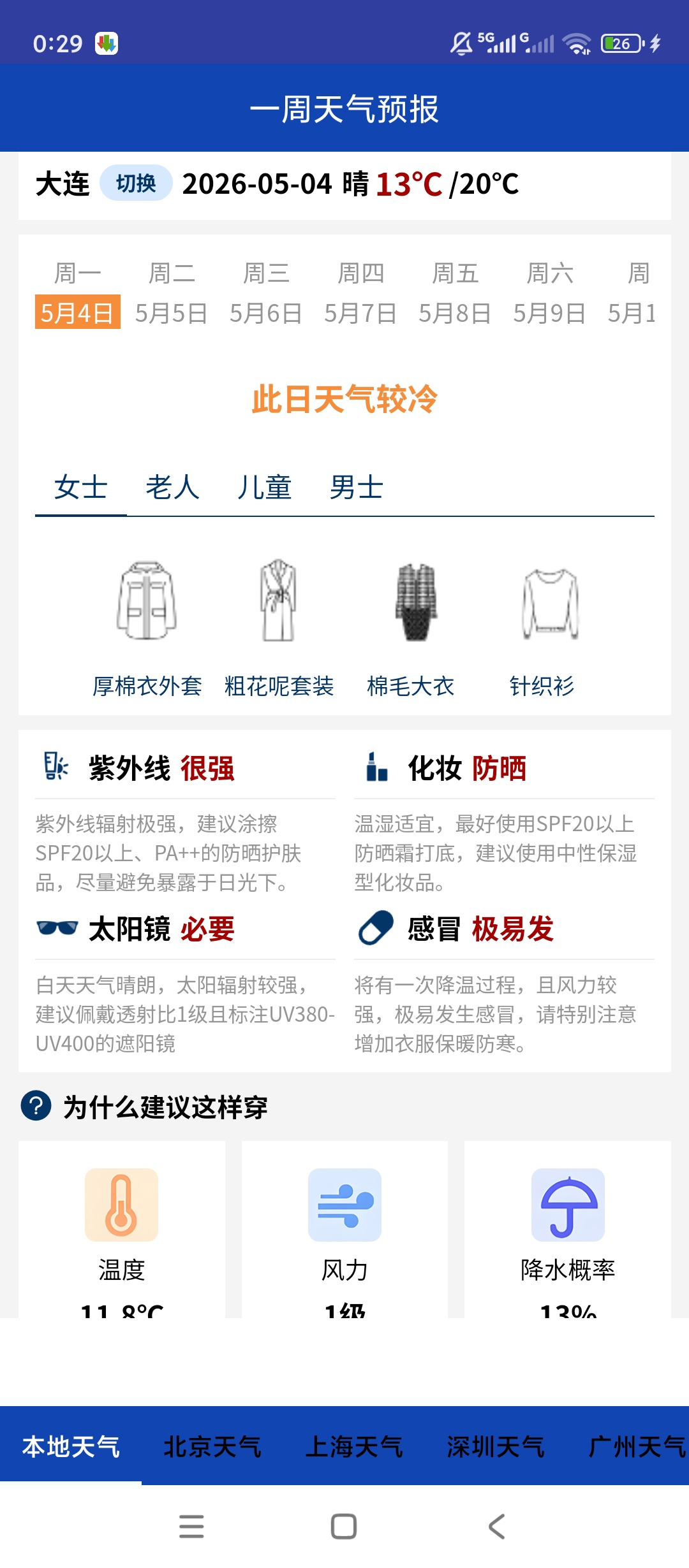 一周天气预报分钟级更新全国城市天气查询神器第6张插图 一周天气预报分钟级更新全国城市天气查询神器第6张插图