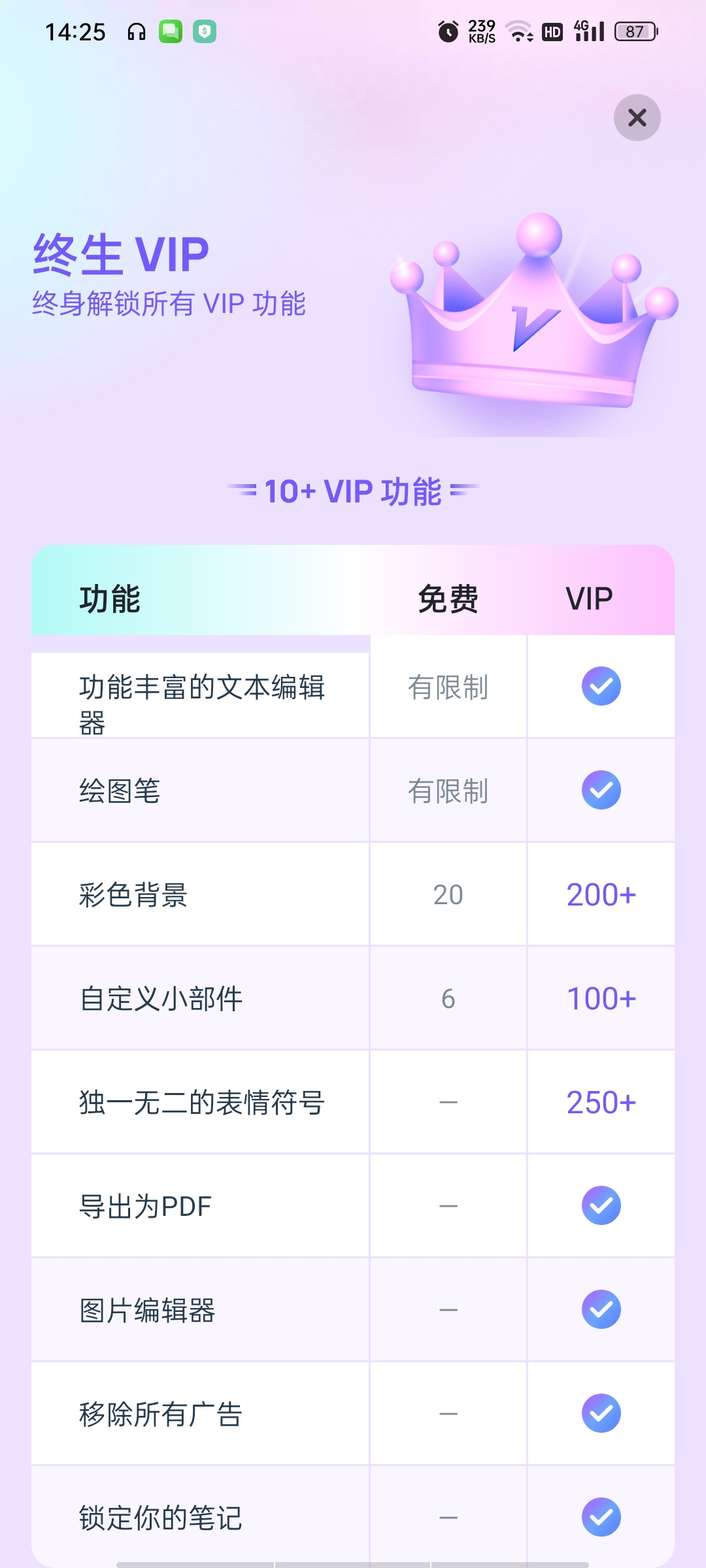 EasyNotes轻松笔记解锁高级版，支持每条笔记加密。第6张插图