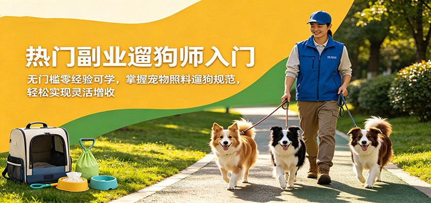 遛狗师入门实操，零经验灵活增收第5张插图