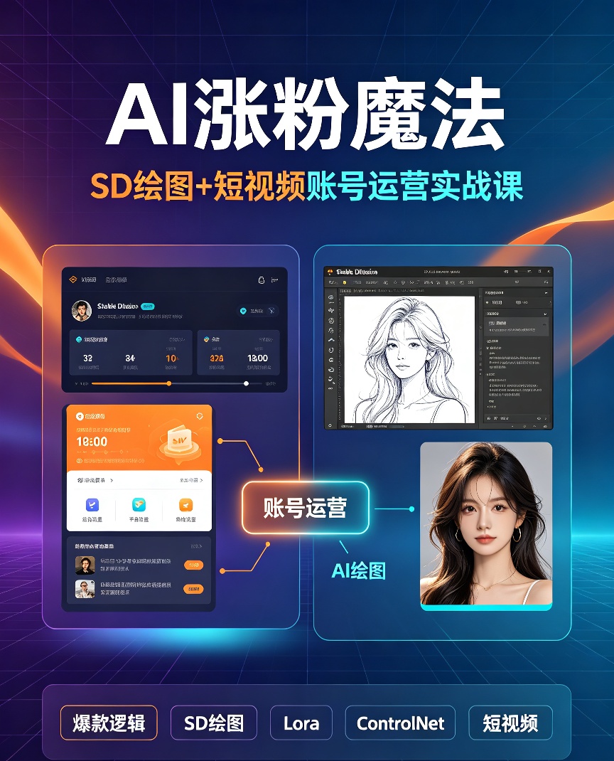AI图文视频全套教程，玩转抖音账号涨粉变现第4张插图