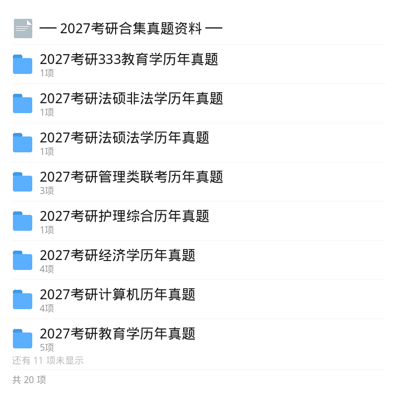 2027考研真题合集资料第5张插图