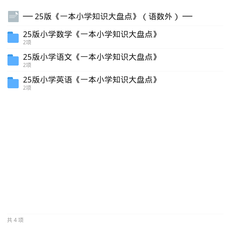 25版小学语数外知识大盘点第5张插图