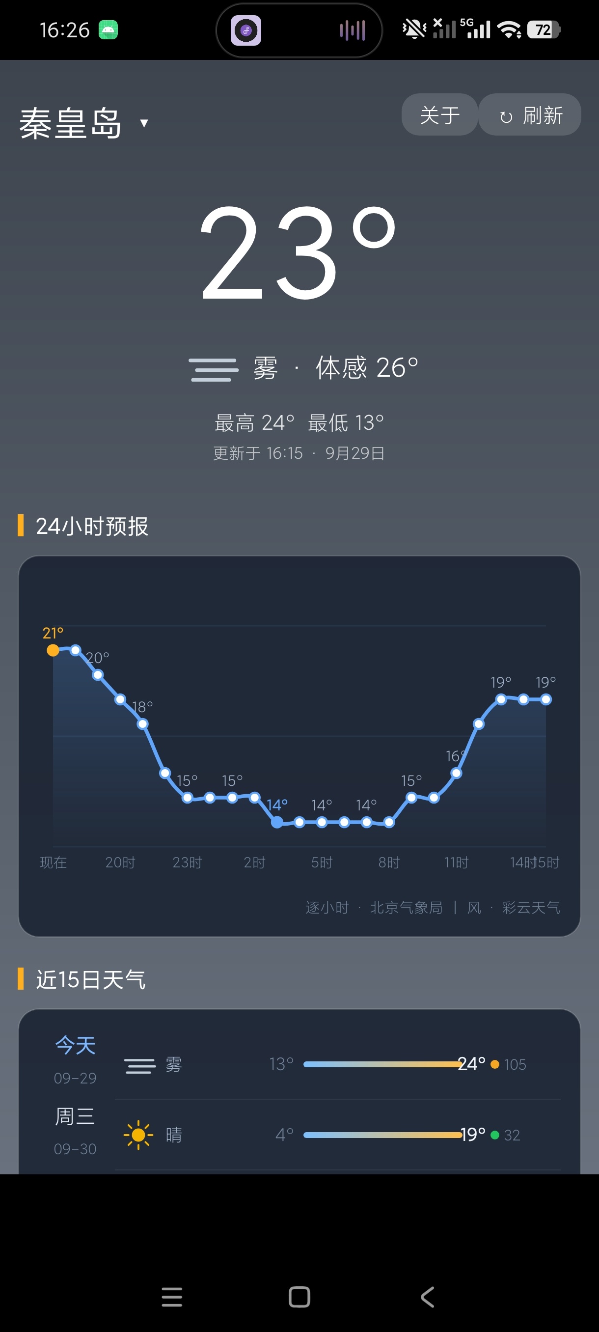 天气1.0体积最小+适配手机手表精准预测第5张插图