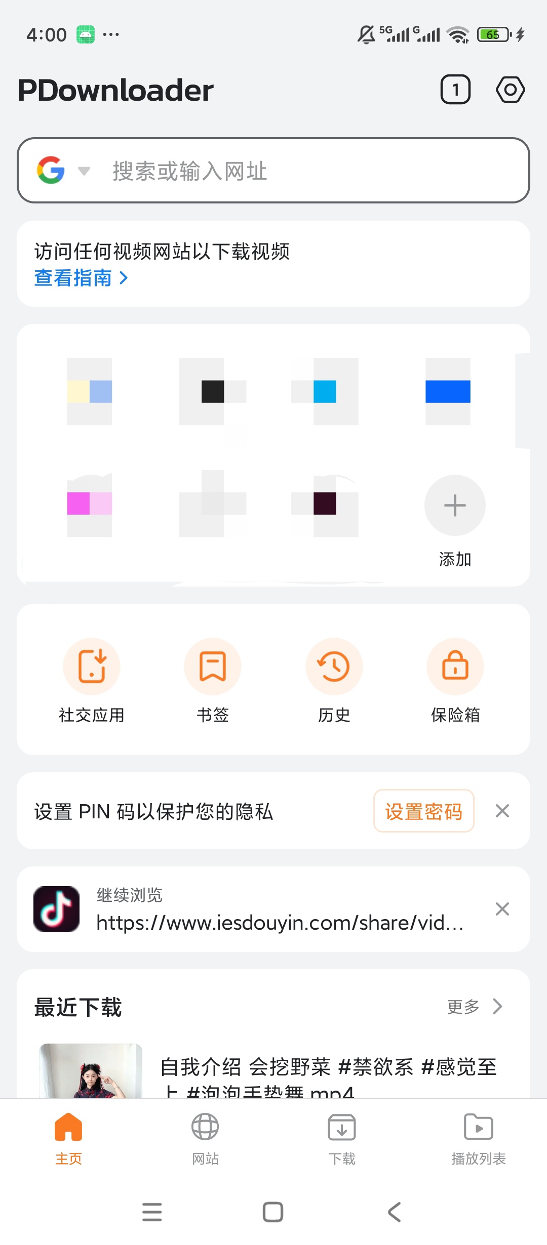 PDownloader高级版社交平台视频下载工具第7张插图