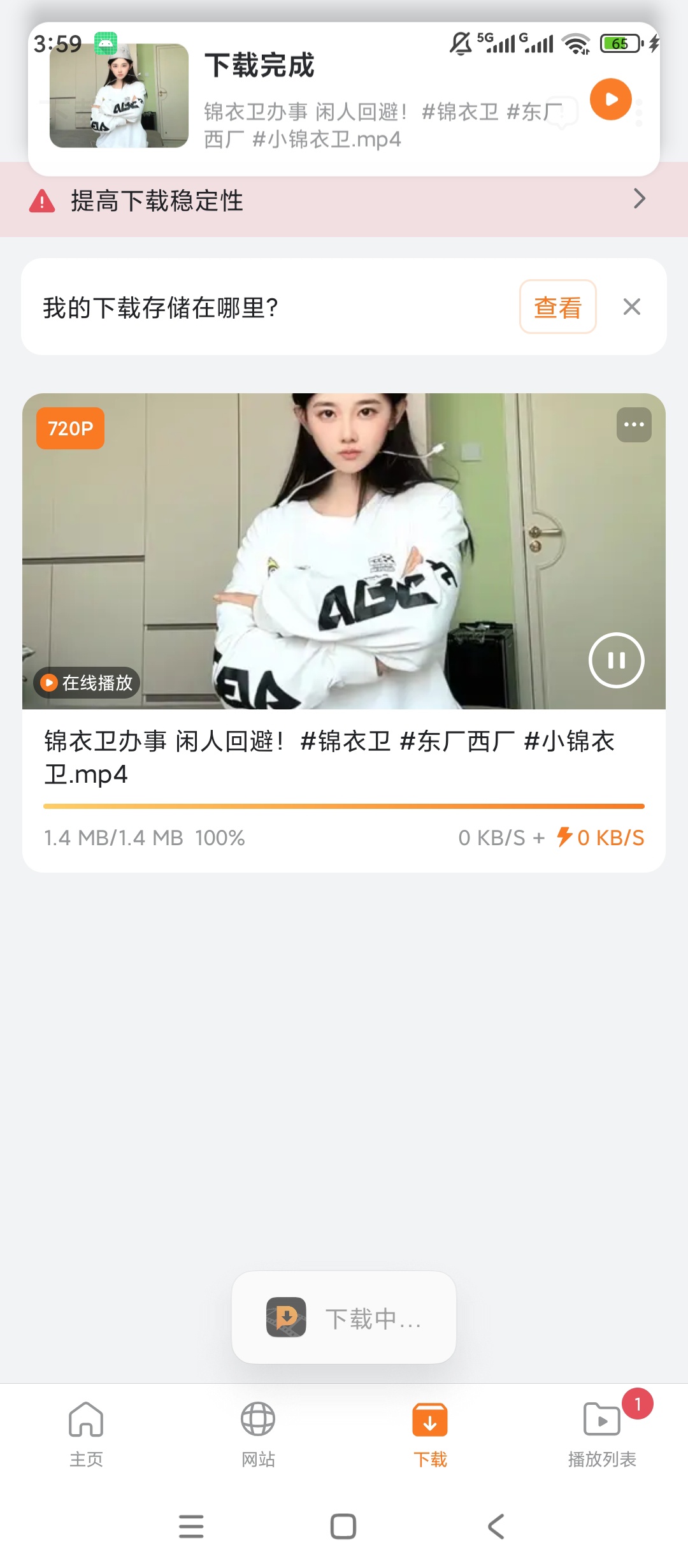 PDownloader高级版社交平台视频下载工具第11张插图