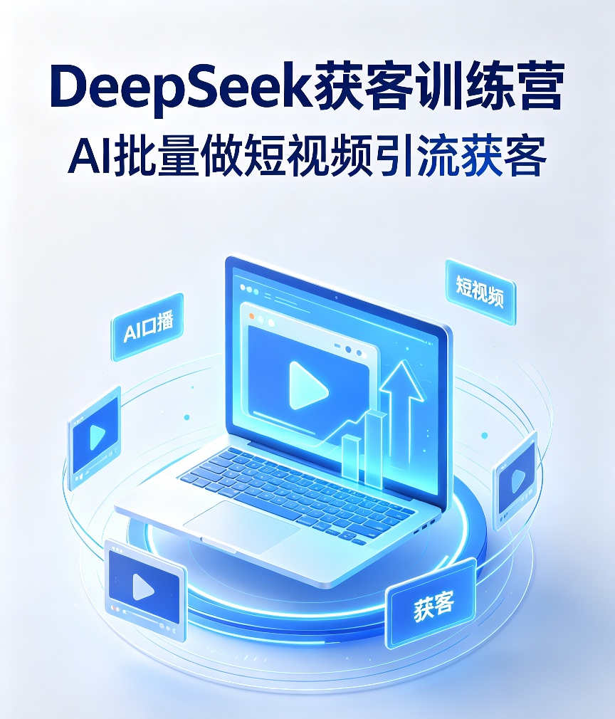 DeepSeek获客训练营｜AI批量做短视频引流获客第4张插图