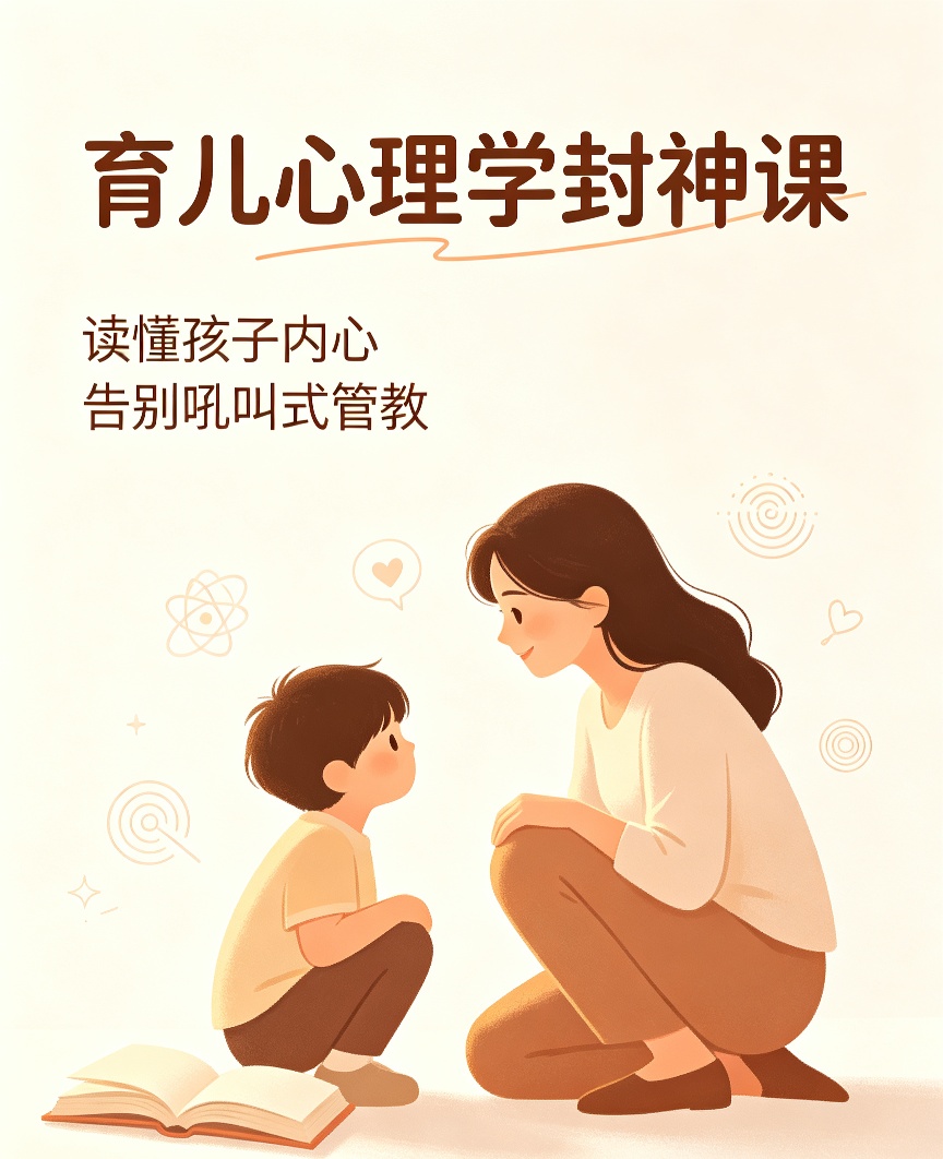 育儿心理学封神课｜读懂孩子内心告别吼叫式管教第4张插图