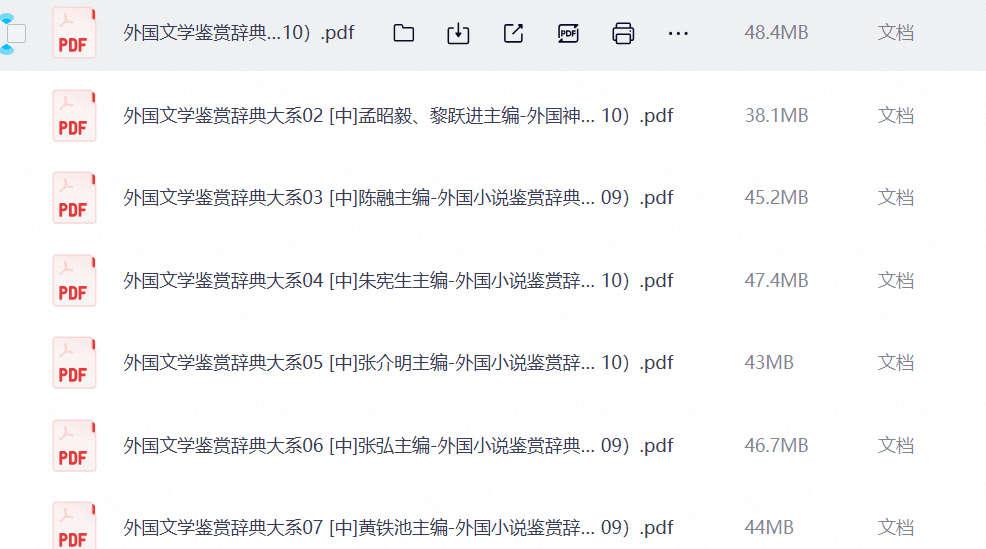 外国文学鉴赏辞典大系15册第4张插图