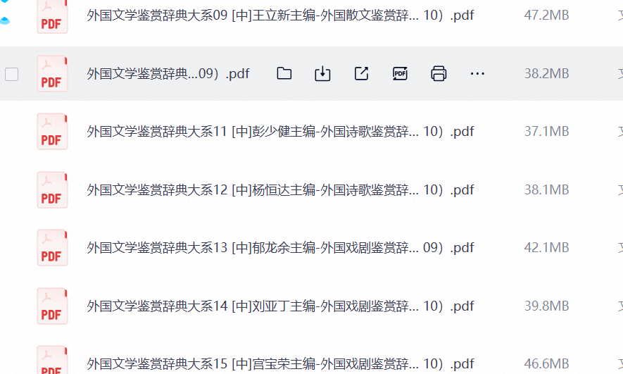 外国文学鉴赏辞典大系15册第5张插图