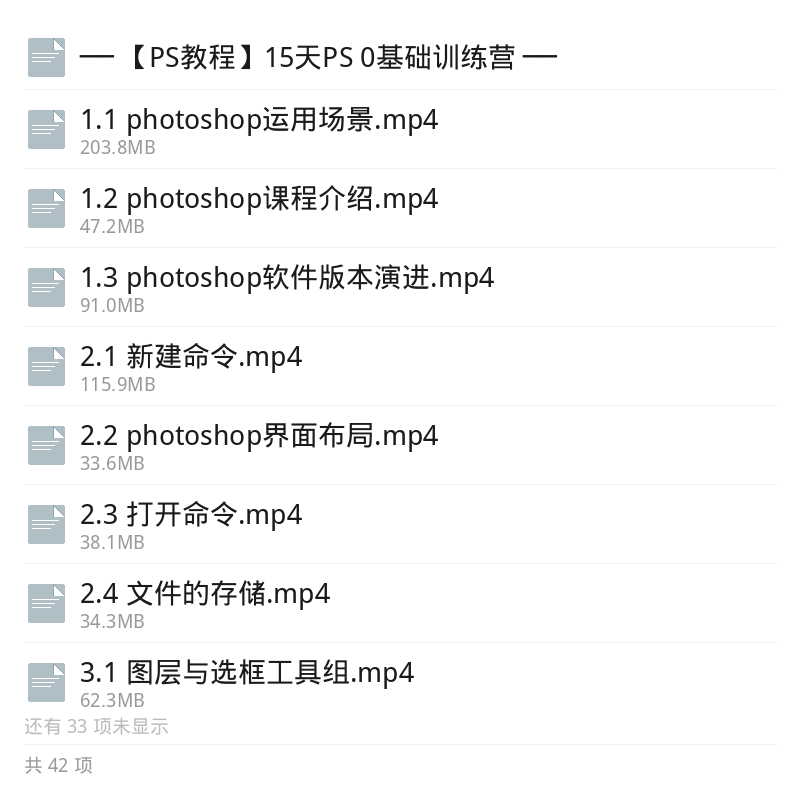 15天PS零基础实战训练营第5张插图