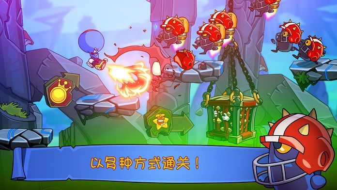 手游推荐活宝袜子历险记：横版动作冒险第5张插图