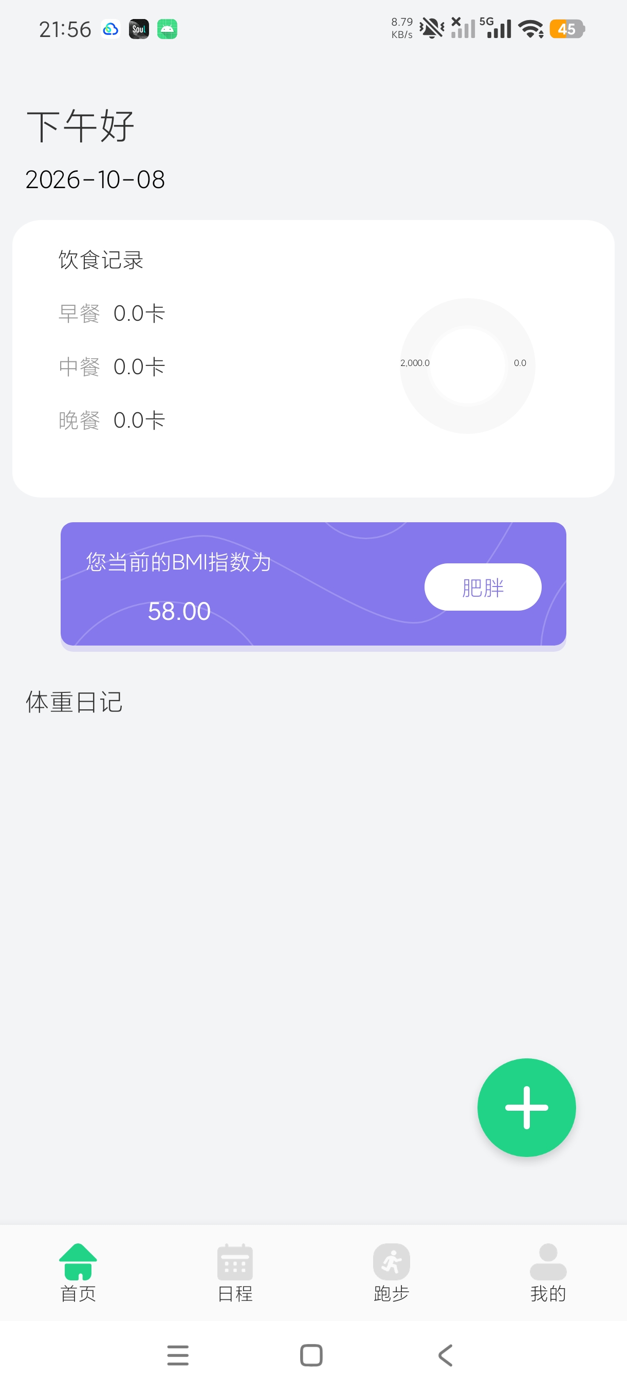 好运餐厅日常健身数据记录小工具减肥神器第6张插图