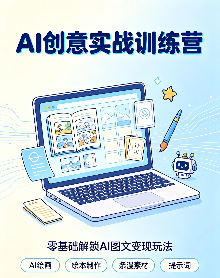 AI创意实战训练营｜零基础解锁AI图文变现玩法第4张插图