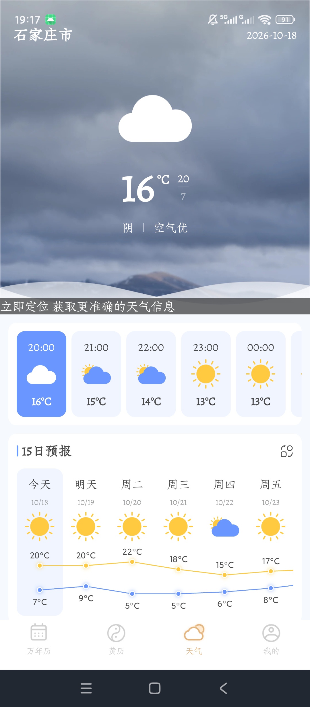 万年历阳历解锁会员黄历查询天气预览时辰吉凶查看第7张插图