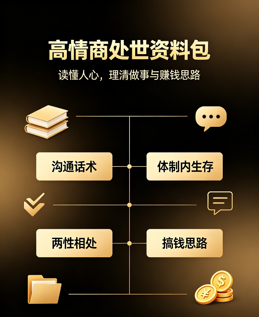 职场人际全套资料｜话术、人性、处世、赚钱思路合集第4张插图