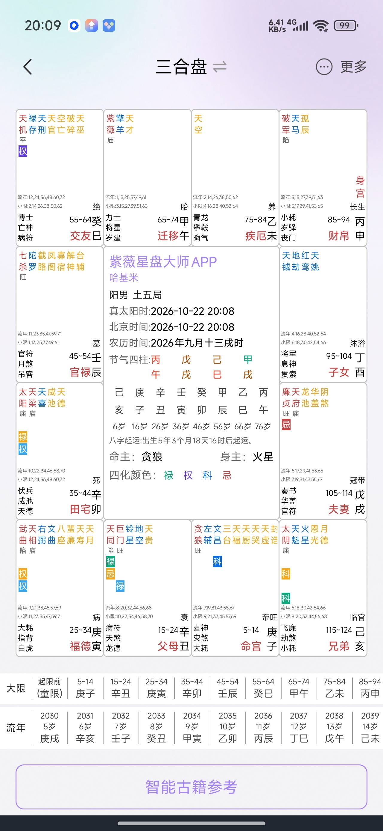 紫薇星盘大师紫微排盘解析解锁永久会员第6张插图