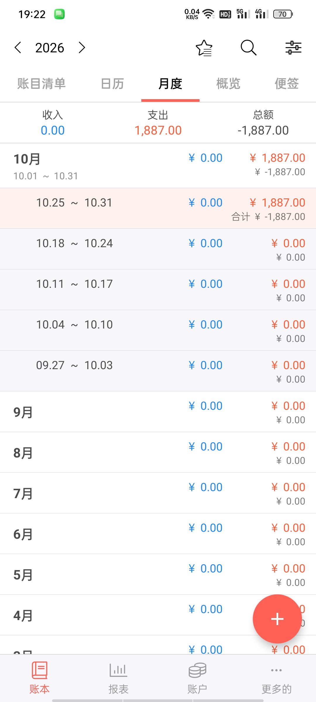 快捷记账-高级版复式记账+多账户管理+数据导入导出第6张插图 快捷记账-高级版复式记账+多账户管理+数据导入导出第6张插图