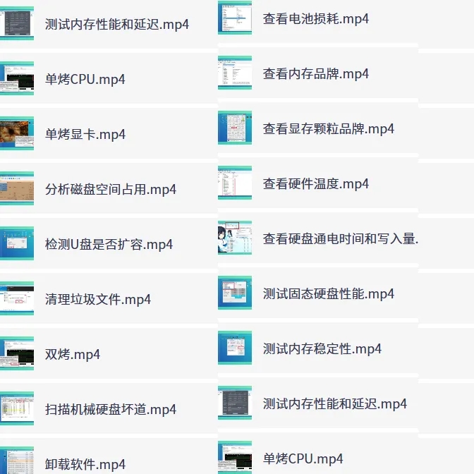 全面掌握电脑硬件检测:专业工具视频教程第5张插图 全面掌握电脑硬件检测:专业工具视频教程第5张插图