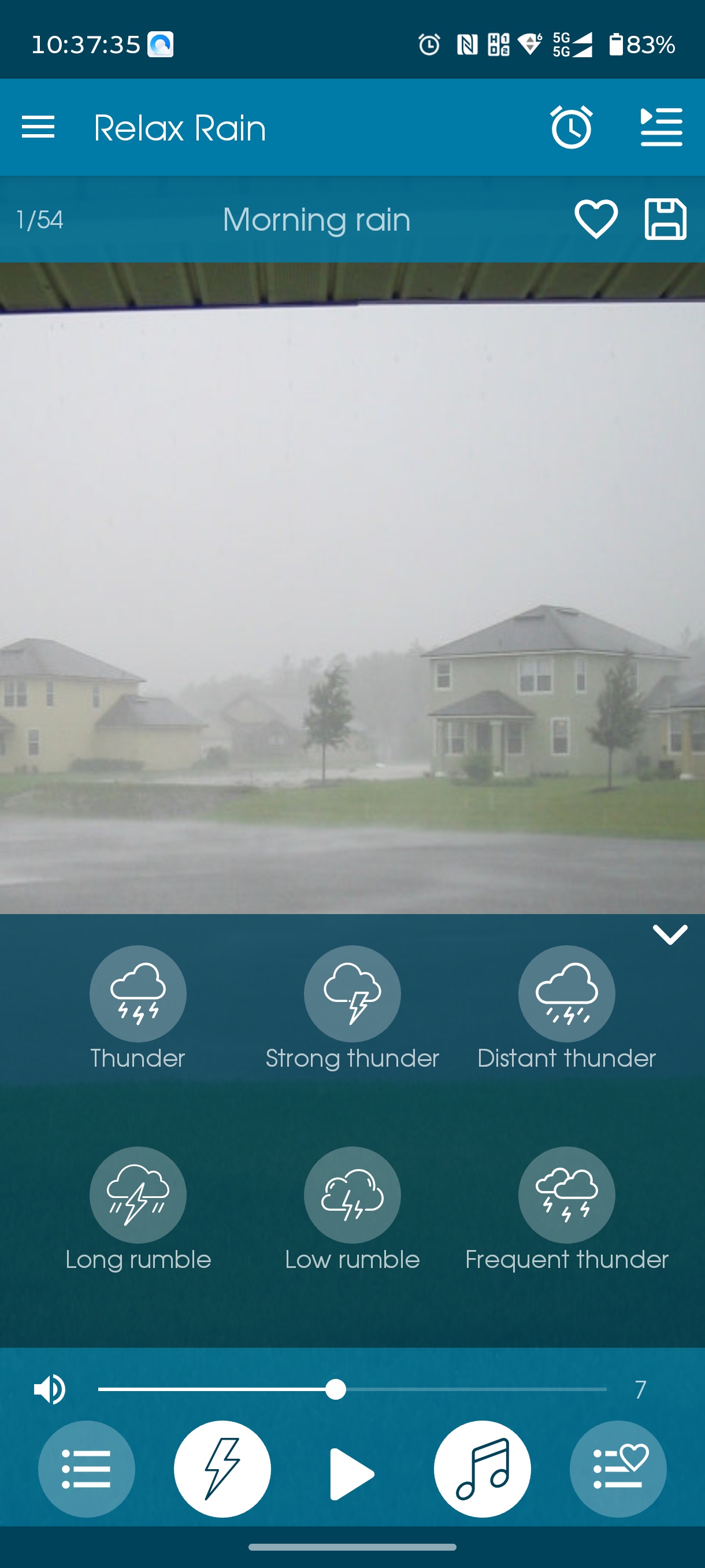 下雨之声Relax Rain v9.1.0大自然的声音第6张插图 下雨之声Relax Rain v9.1.0大自然的声音第6张插图