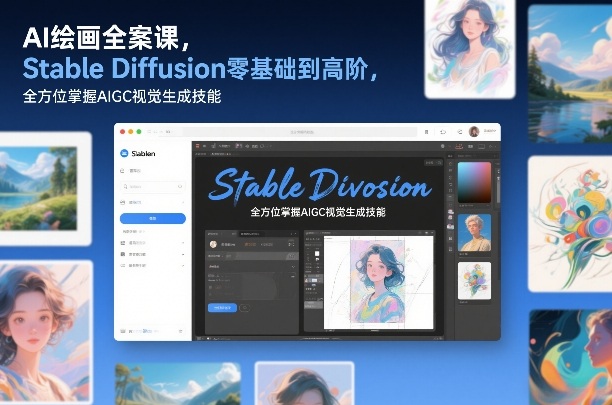 Stable Diffusion全案课，零基础进阶A第4张插图
