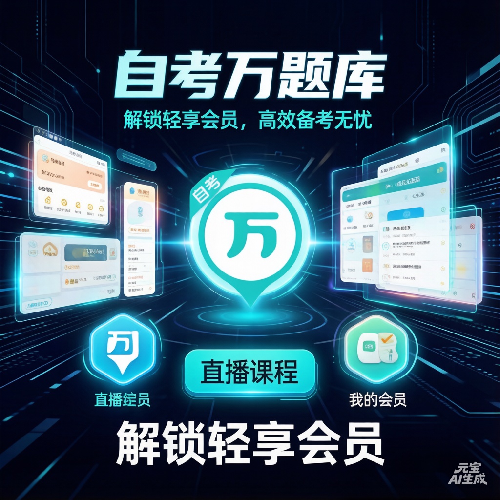 原创解锁自考万题库解锁轻享会员自考备考刷题学习工具第4张插图 原创解锁自考万题库解锁轻享会员自考备考刷题学习工具第4张插图
