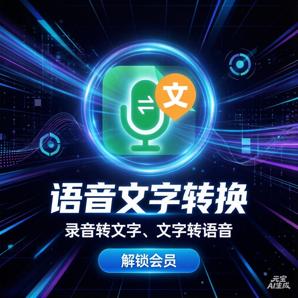 原创解锁语音文字转换大师解锁会员语音互转音频处理工具第4张插图 原创解锁语音文字转换大师解锁会员语音互转音频处理工具第4张插图