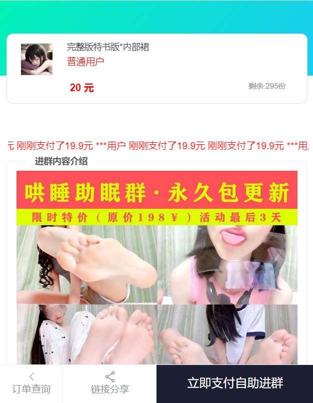 小储云商城付费进群模板无加密第5张插图