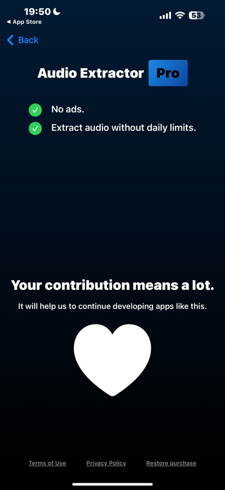 【iOS限免】音频提取器 一键提取视频音频3秒出无支持多格式第6张插图 【iOS限免】音频提取器 一键提取视频音频3秒出无支持多格式第6张插图