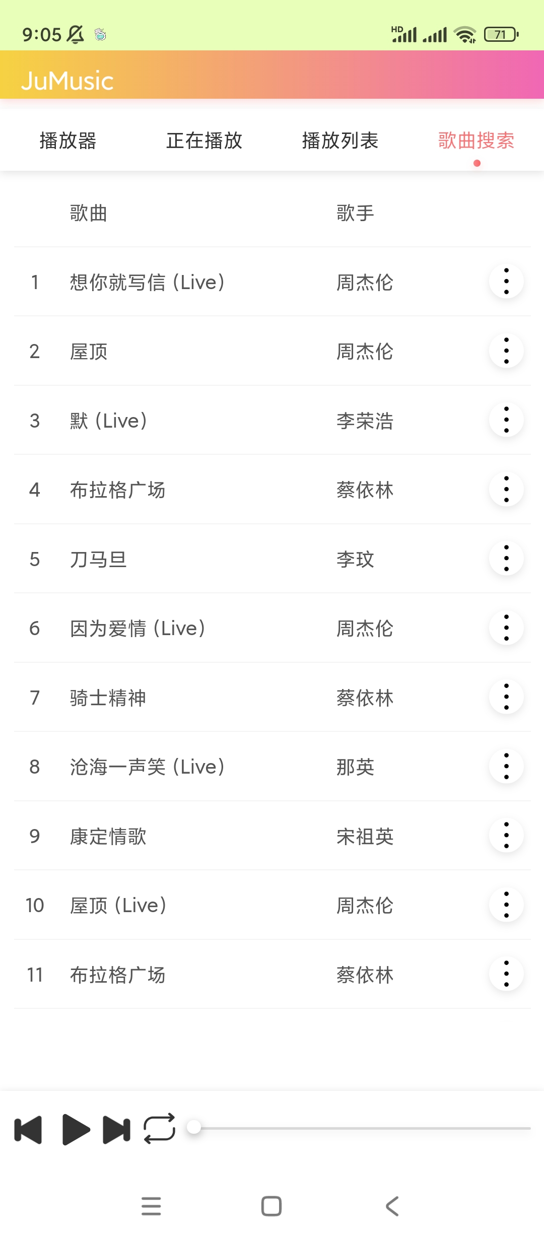 JuMusic优质的听歌软件第6张插图