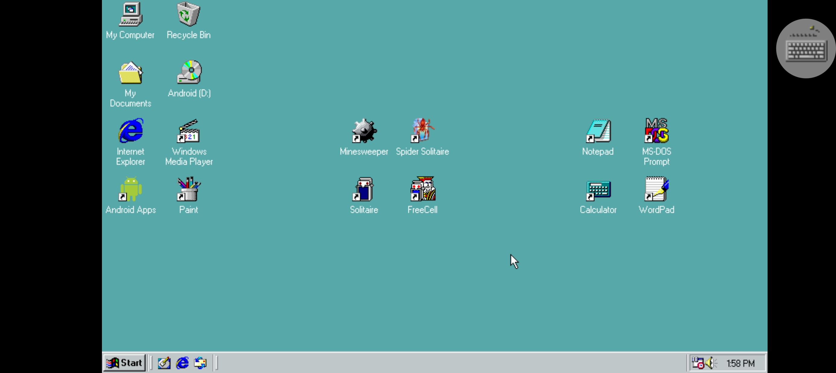 Windows98模拟器体验win远古系统第5张插图 Windows98模拟器体验win远古系统第5张插图