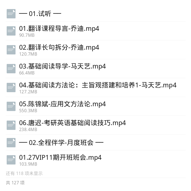 27考研英语名师全程班资源汇总第33张插图 27考研英语名师全程班资源汇总第33张插图