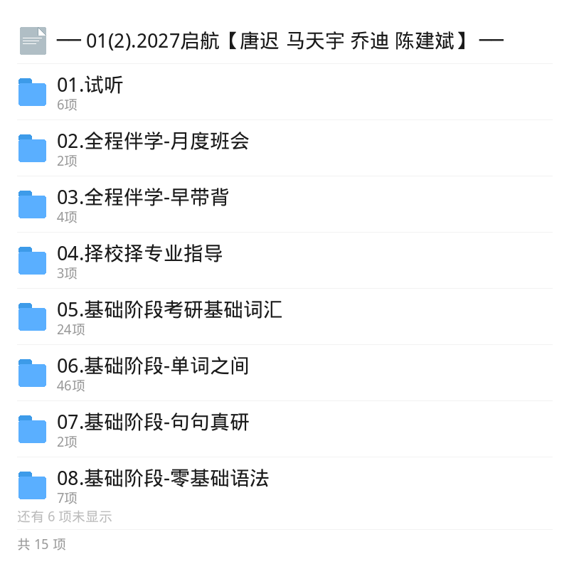 27考研英语名师全程班资源汇总第32张插图