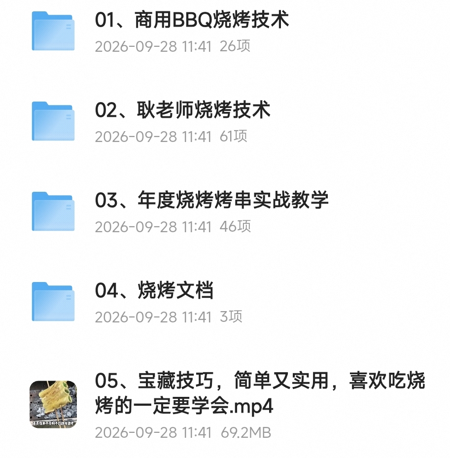 零基础烧烤技术教程和配方大全免费分享第5张插图