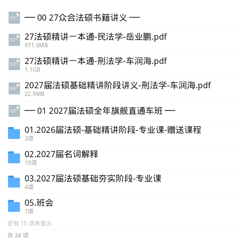 2027考研法硕众合旗舰版第6张插图