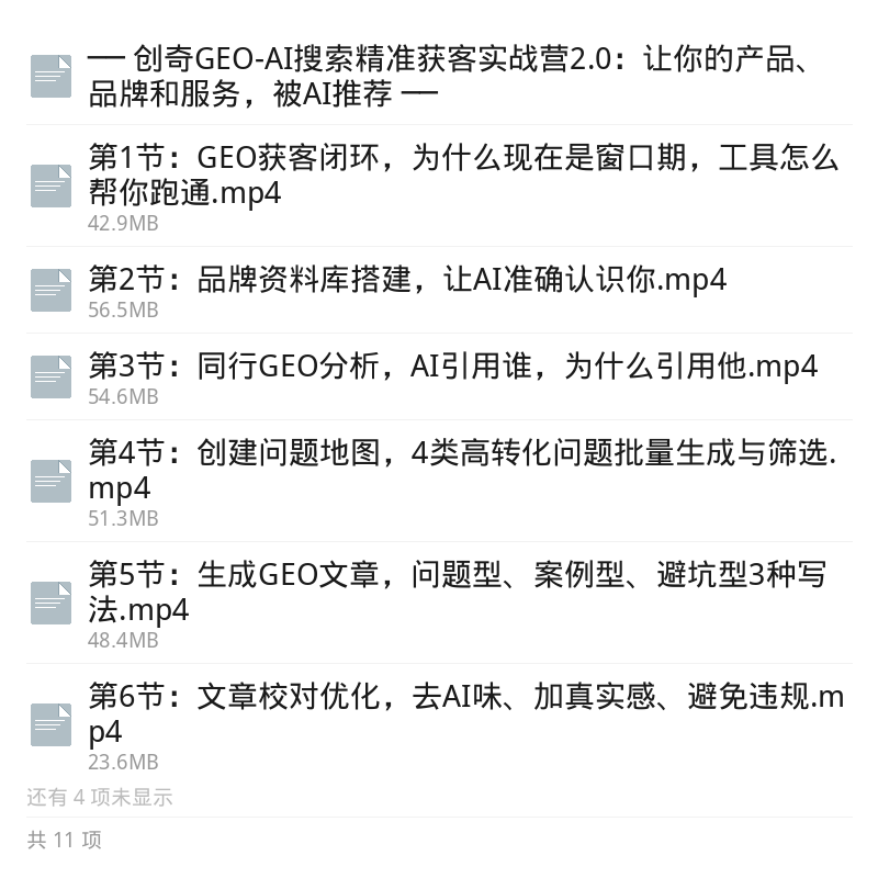 创奇GEO-AI搜索获客实战全攻略第5张插图
