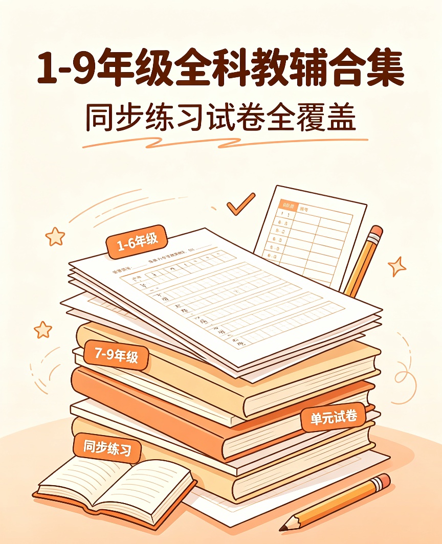 1-9年级中小学全科教辅合集｜同步练习试卷全覆盖第4张插图