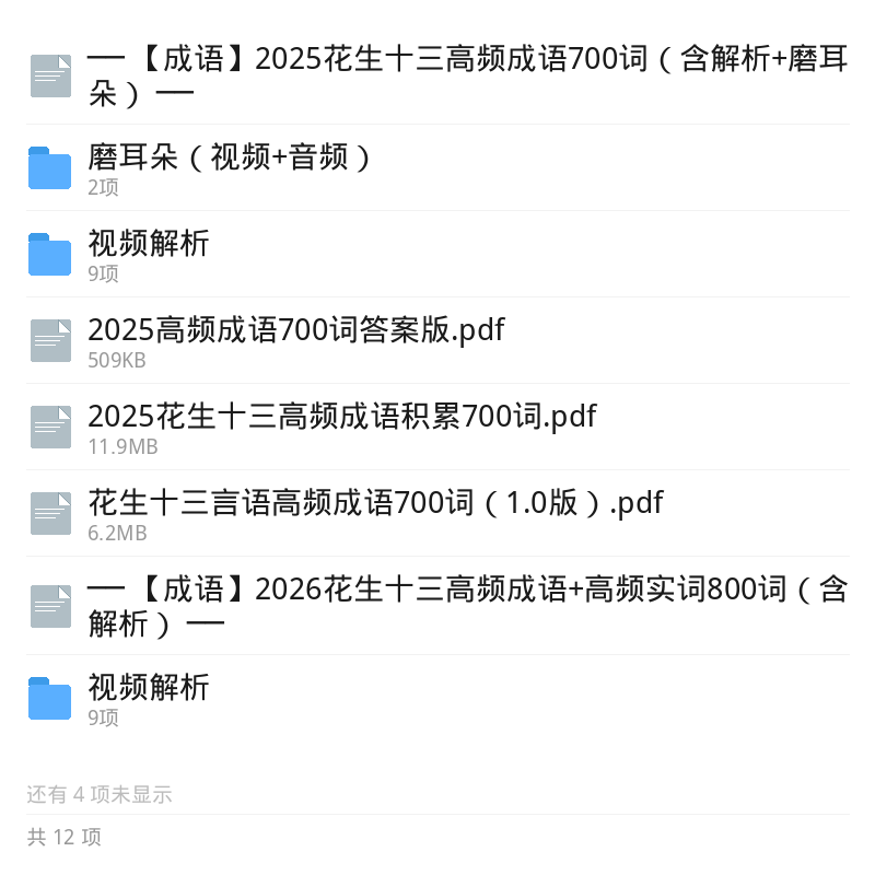 花生十三成语合集精讲第6张插图