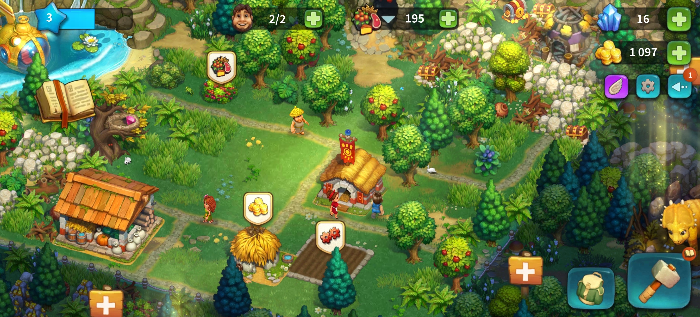 手游推荐部族 The Tribez 中文 免谷歌 安装即玩第6张插图