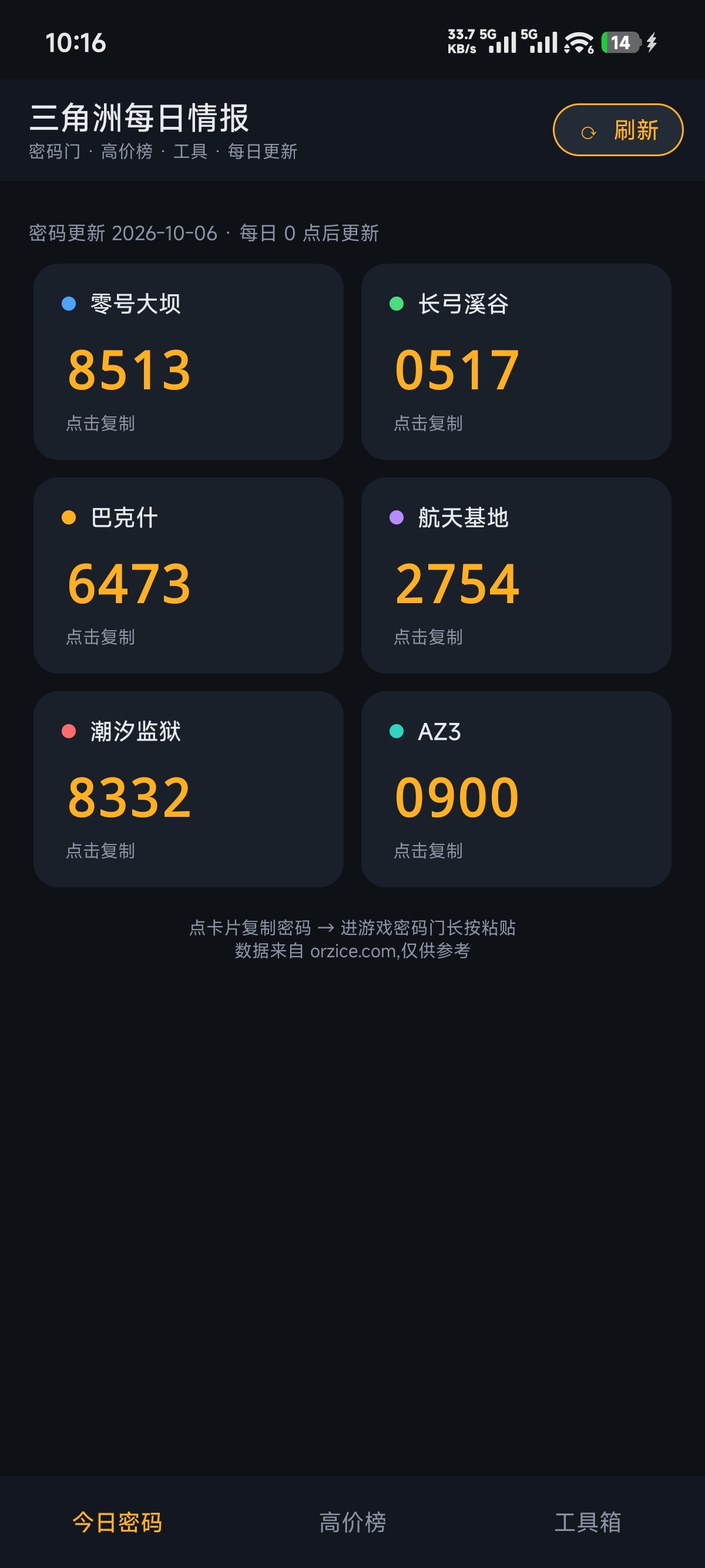 原创软件三角洲每日情报1.0第4张插图
