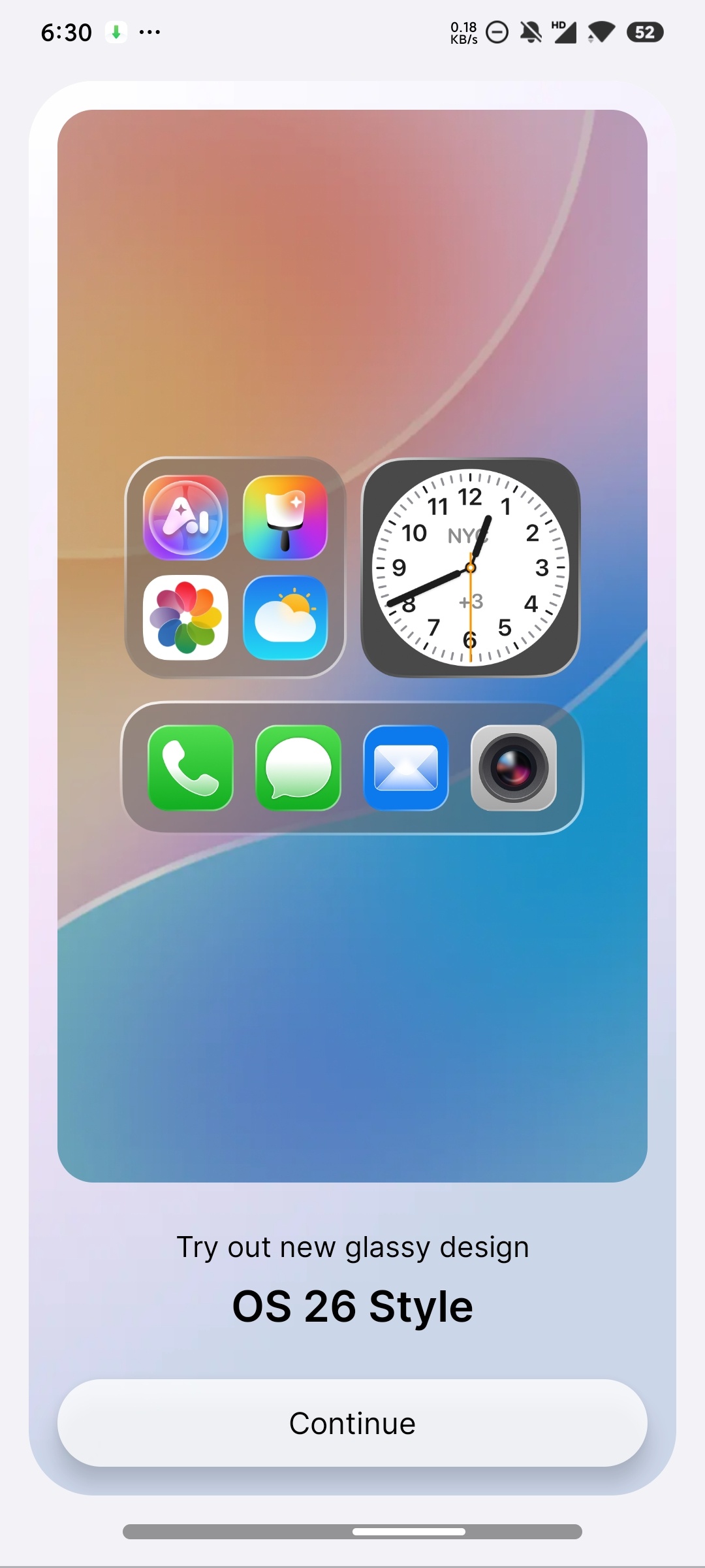 LauncherOS18 ProIOS桌面启动器第5张插图 LauncherOS18 ProIOS桌面启动器第5张插图