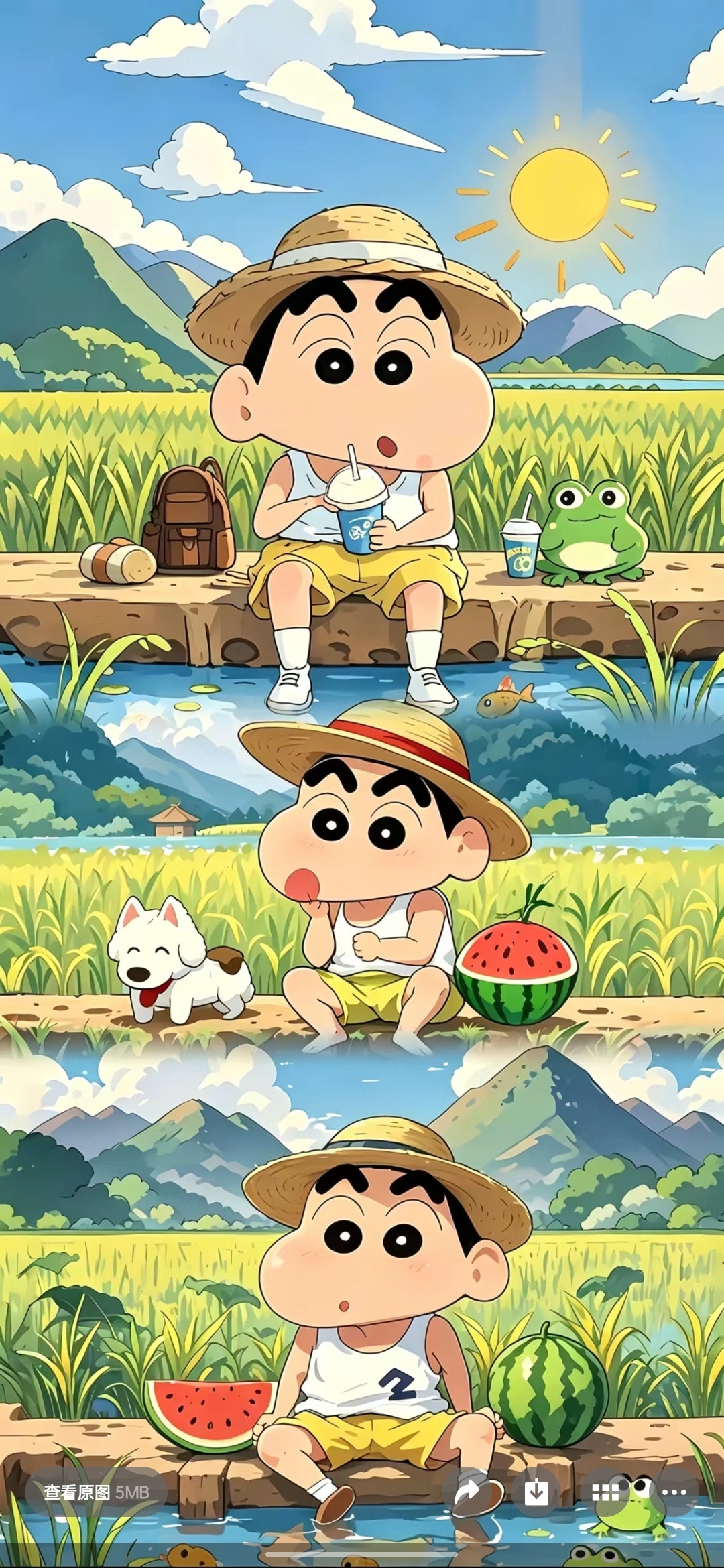美化素材手机壁纸/蜡笔小新第11张插图