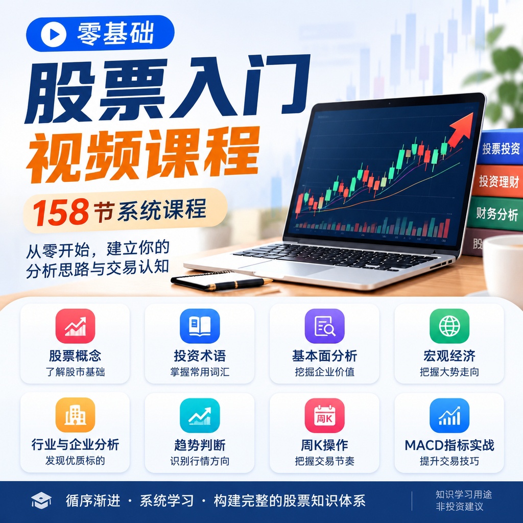 零基础学炒股：从看懂股票到掌握实战分析，158节系统入门第4张插图