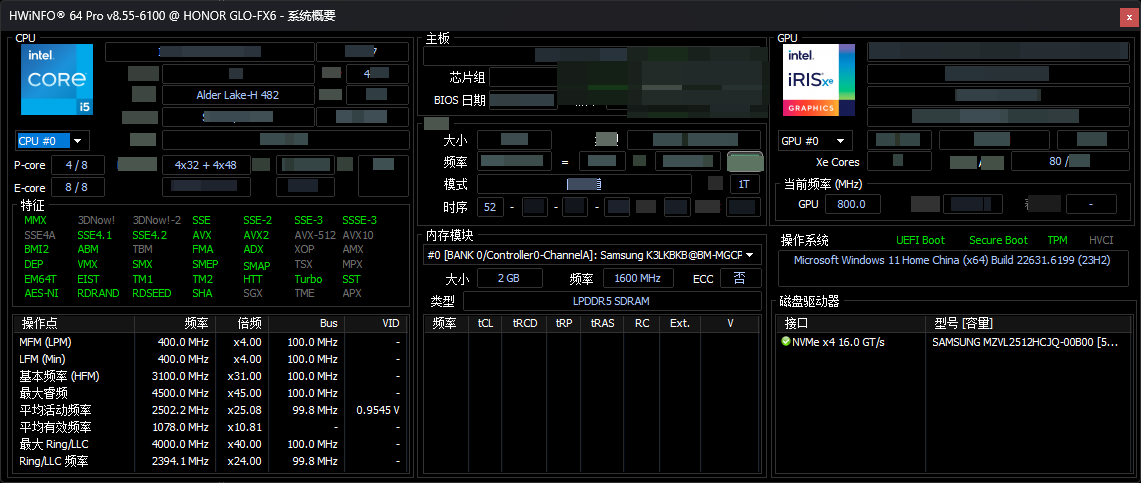 PCHWiNFO(专业系统信息检测工具) Pro 多语便携版第6张插图