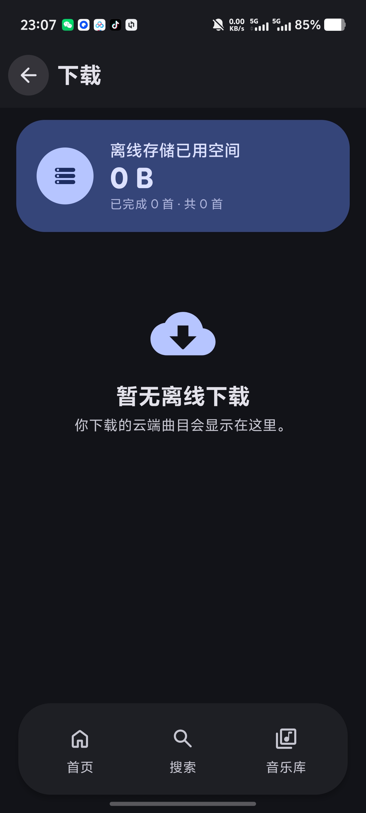 PixelOSS纯净音乐播放器无损可调节音质支持离线播放第5张插图