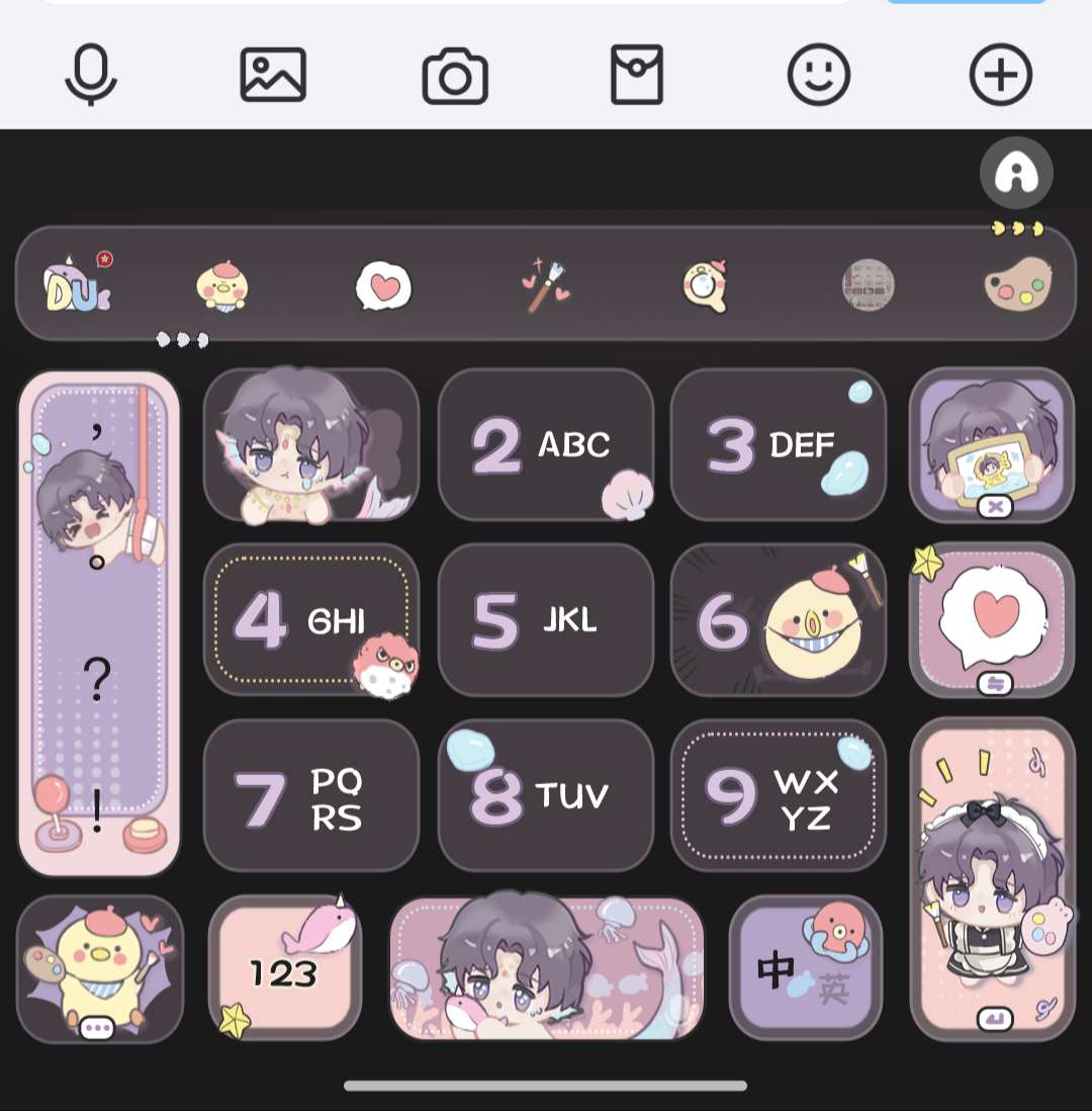 【软件美化】百度输入法皮肤——小鱼