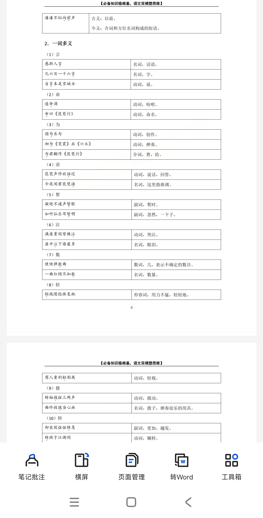 2026 高中语文课内文言文干货整理第8张插图