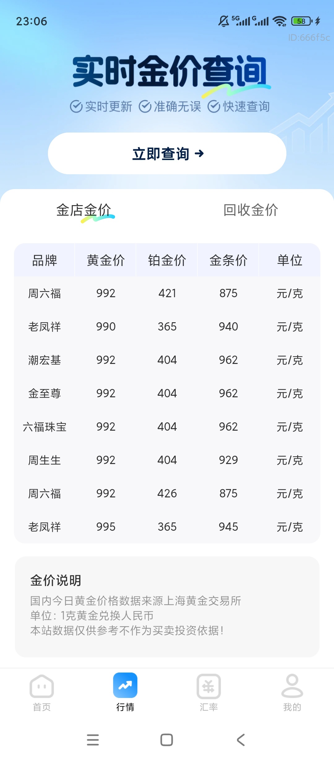 每日金价速查实时更新黄金投资行情查询神器第5张插图 每日金价速查实时更新黄金投资行情查询神器第5张插图